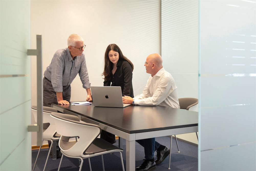 People working in the Big Pi offices